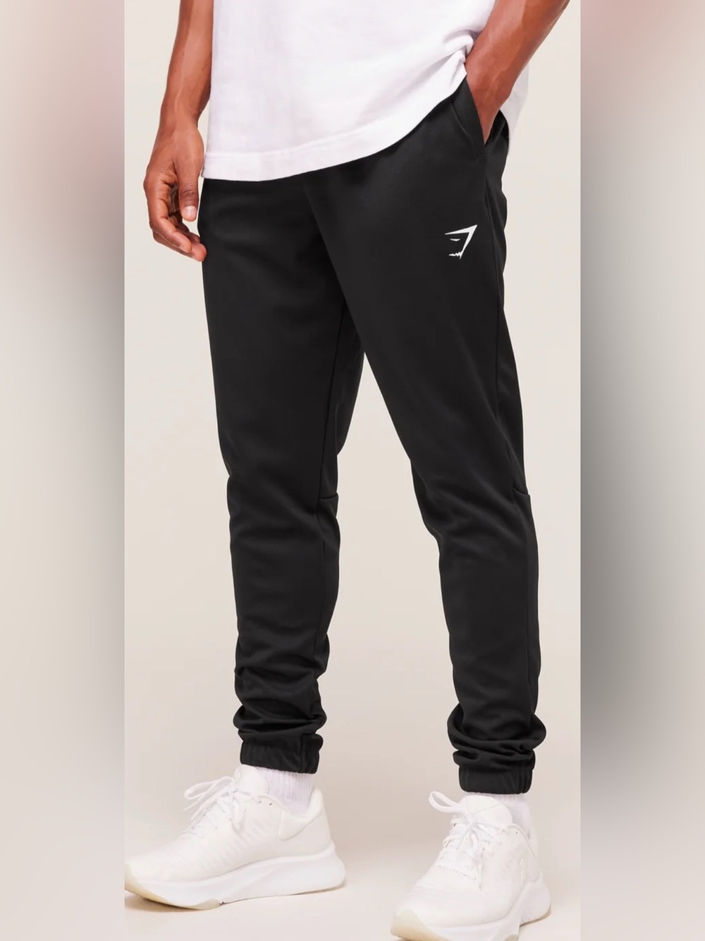 Gymshark Arrival Knit Joggers Pants In Black Menβs Size Medium
